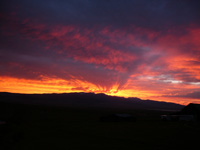 Sunset Over the Madison Valley